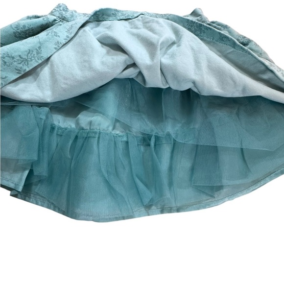 Janie and Jack skirt. Seafoam green with floral and bow design 6 k187 - Picture 5 of 7